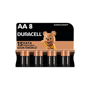 Aa Alkalin Kalem Pil (8'li Paket) 1,5 V Lr6/mn1500