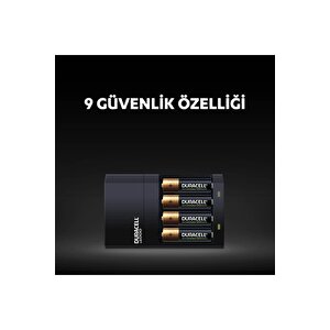 Cef 14 Pil Şarj Cihazı, 4 Saat (1 Adet) + Şarj Edilebilir Aa Ve Aaa Pil (2'şer Adet)