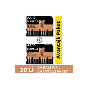 Alkalin Aa Kalem Pil, 1,5v (lr03 / Mn2400), 20'li  Paket