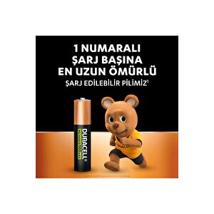 Şarj Edilebilir Aaa İnce Kalem Pil (2'li Paket), 900 Mah Nimh,