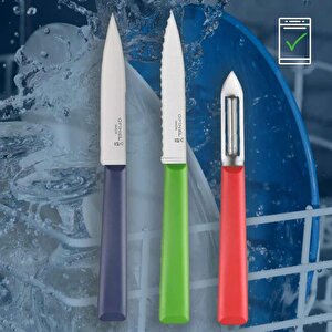 Opinel Op-002359 Essentiels 3'lü Günlük Mutfak Seti