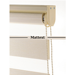 Krem Bambu  Zebra Perde 140x250 cm