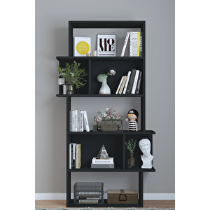 Venüs Modern Kitaplık Siyah Siyah