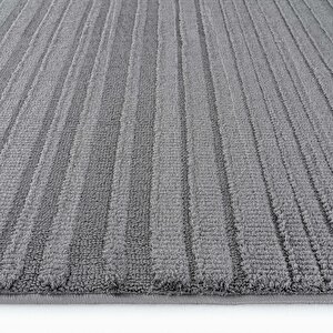 Cool Halı Newyork 3104 Antrasit Yumuşak Tuşeli Halı Kilim Salon Kesme Yolluk Dokuma Makine Halısı