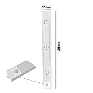 Usb Şarjlı Mutfak Tezgah Ve Dolap İçi Sensörlü Led Aydınlatma Armatürü