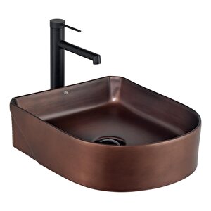Tezgahüstü Lavabo Mat Bronz Eh-5110c
