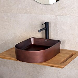 Tezgahüstü Lavabo Mat Bronz Eh-5110c