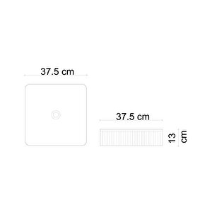 Tezgahüstü Lavabo Mat Füme E-w1003mf