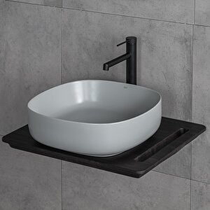 Tezgahüstü Lavabo Mat Gri̇ E-w1203mg