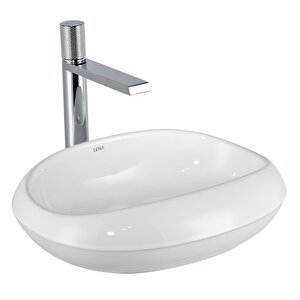 Tezgahüstü Lavabo Beyaz Ey-4710