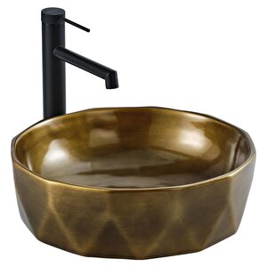 Tezgah Üstü Çanak Lavabo E-2110br Bronz