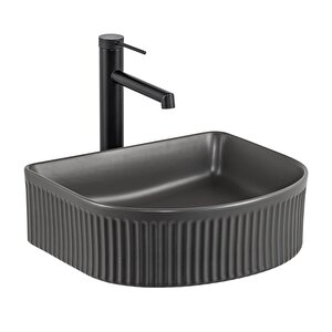 Tezgahüstü Lavabo E-w1005mf Mat Füme