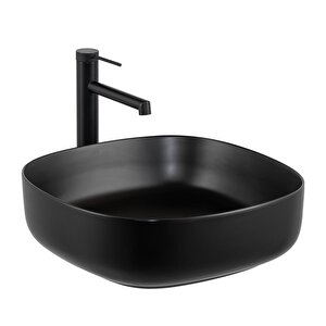 Tezgahüstü Lavabo Mat Si̇yah E-w1203ms