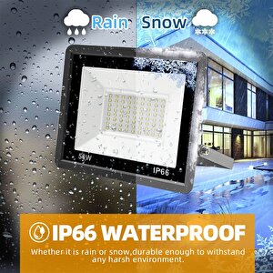 50 Watt Slim Kasa Led Projektör (yeşil Işık)