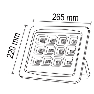120 Watt Güneş Enerjili Solar Projektör