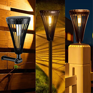 15watt Fonksiyonel Solar Çim / Bahçe Aydınlatma Armatür