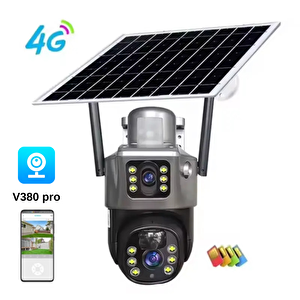 Ahd-30205 Solar Güneş Enerjili 4g Sim Kartlı Kamera