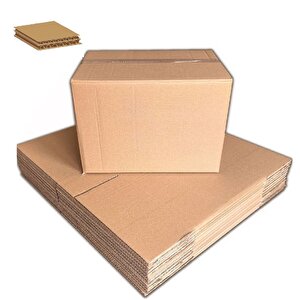 40x30x30cm 10adet 1.kalite 6mm Kalın Boş Karton Koli (ev Taşıma-çeyiz-depolama-nakliye)