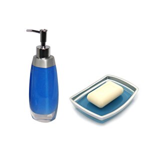 Sivi Sabunluk Ve Sabunluk İki̇li̇ Banyo Seti̇