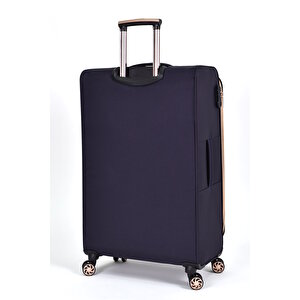 Ultra Light Kumaş Büyük Boy Valiz Lacivert Fsl027