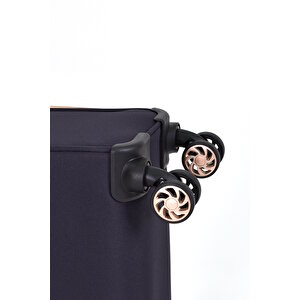Fossil Ultra Light Kumaş Büyük Boy Valiz Lacivert Fsl027