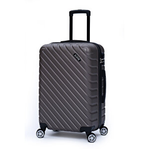 Orta Boy Valiz Antrasit Pro Abs 1001