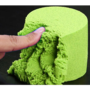 Kinetik Kum 1kg - Yeşil Renk