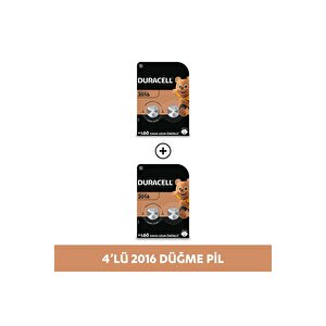Özel 2016 Lityum Düğme Pil 3v (cr2016),  4'lü Paket