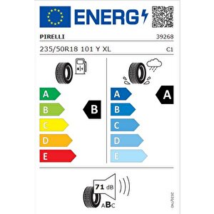 235/50 R18 101y Xl Powergy Oto Yaz Lastiği (üretim:2024)