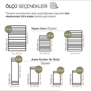 Private Kiremit Halı Yolluk Etnik Otantik Şönil Halı Yıkanabilir Eskitme Halı Salon Halısı 300x400 cm
