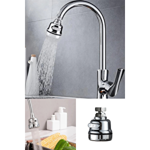 Fonksiyonlu Krom Musluk Başlığı Banyo Ve Lavaboya Uyumlu