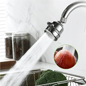 Fonksiyonlu Krom Musluk Başlığı Banyo Ve Lavaboya Uyumlu