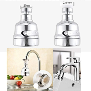 Fonksiyonlu Krom Musluk Başlığı Banyo Ve Lavaboya Uyumlu