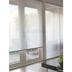 Beyaz Sun Screen Stor Perde 120x190 cm