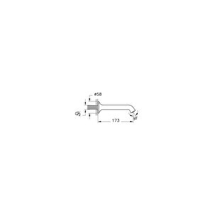 Vitra Origin Classic Çıkış Ucu Krom A42899