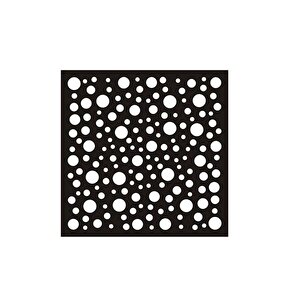 Dekoratif Tavan Paneli Damla Siyah - 30x30cm