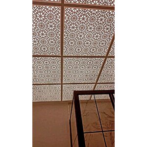 Dekoratif Tavan Paneli Orient Beyaz - 60x60cm
