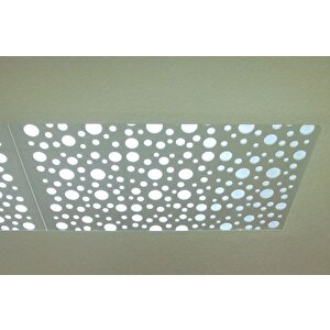 Dekoratif Tavan Paneli Damla Beyaz - 30x30cm
