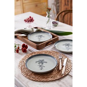 Palmiye Pasta Tabağı 4 Parça 21cm Npmod21dus4880795