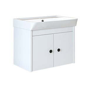 Roomart Ada Lavabolu Mat Suntalam Banyo Alt Dolabı 60 Cm