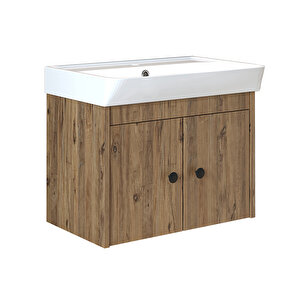 Roomart Ada Lavabolu Mat Suntalam Banyo Alt Dolabı 60 Cm