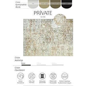 Cool Halı Private Renkli Eskitme Vintage Halı Çiçek Desen Dokuma Şönil Halı Yıkanabilir Salon Halısı