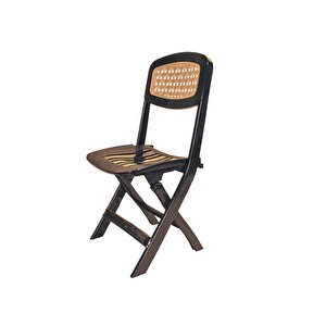 Sy-2530 Katlanır Lüks Plastik Sandalye Siyah