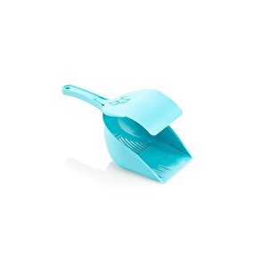 Sy-5094 Kapaklı Plastik Evcil Hayvan Kedi Tuvalet Küreği Turkuaz