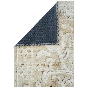 Cool Halı Private Renkli Eskitme Vintage Halı Çiçek Desen Dokuma Şönil Halı Yıkanabilir Salon Halısı