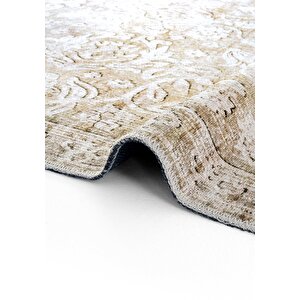 Cool Halı Private Renkli Eskitme Vintage Halı Çiçek Desen Dokuma Şönil Halı Yıkanabilir Salon Halısı