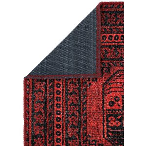 Cool Halı Private Kırmızı Halı Afgan Etnik Yıkanabilir Dokuma Şönil Halı Otantik Ofis Salon Halısı