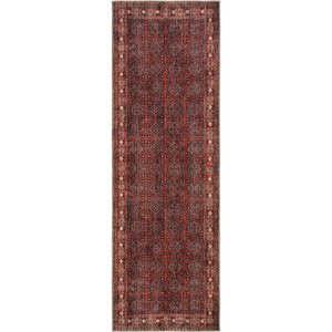 Cool Halı Private Bordo Eskitme Vintage Halı Etnik Desen Otantik Şönil Halı Yıkanabilir Salon Halısı