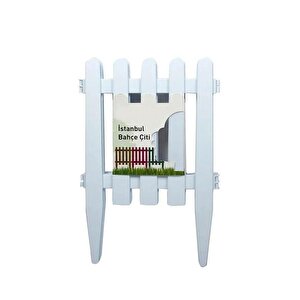 So-ibc2 Eko İstanbul Bahçe Çiti 4'lü Set 40x59 Cm Beyaz