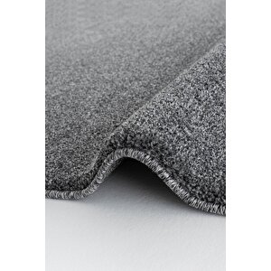 Cool Halı Plain Antrasit Salon Halısı Çocuk Odası Halısı Kesme Yolluk Koridor Halı Dokuma Büyük Halı